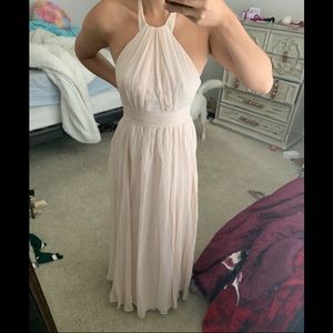 Ann Taylor Blush Maxi Dress